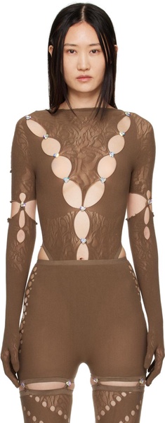 Brown Toni Bodysuit