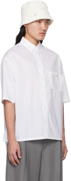 White Le Raphia 'La chemise Cabri' Shirt