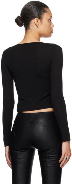 Black Helena Long Sleeve T-Shirt