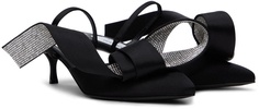 Black Sergio Rossi Edition Marquise Heeled Sandals