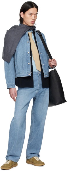 Blue Button Denim Jacket