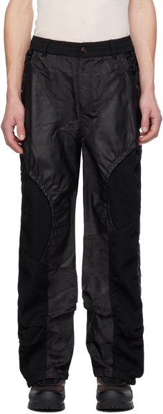 Black Flight Mix Trousers