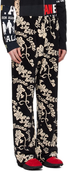 Black Jacquard Sweatpants