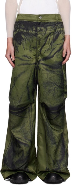 Khaki 'The Trompe-L'oeil' Cargo Pants