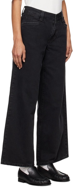 Black '94 Baggy Wide Leg Jeans