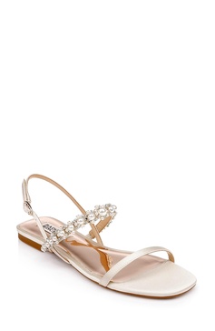 Badgley Mischka Women's Natalee Flat Sandal