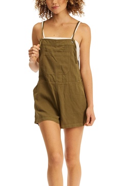 Billabong womens Out N About Short Overall