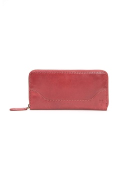 FRYE Melissa Zip Around Leather Wallet