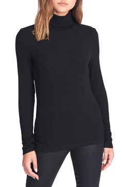 essentials turtleneck shirt in black