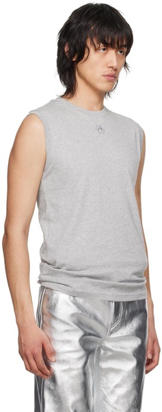 Gray Sleeveless T-Shirt