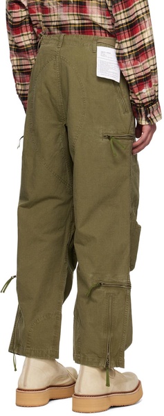 Khaki Flight Cargo Pants