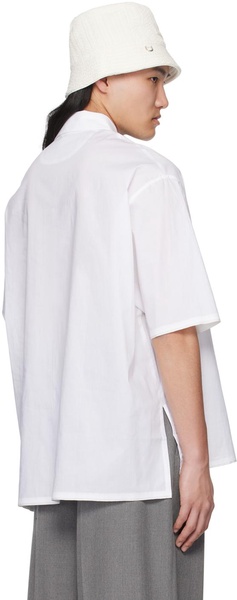 White Le Raphia 'La chemise Cabri' Shirt