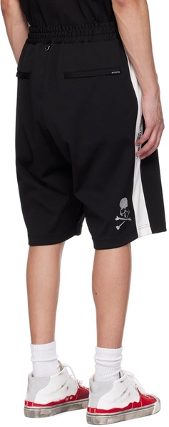 Black Side Line Shorts