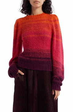 rosalia pullover in red