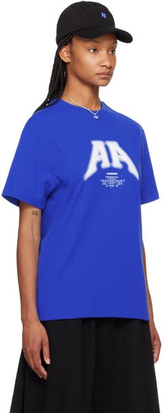 Blue Embroidered T-Shirt