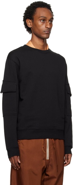 Black Cargo Sweatshirt