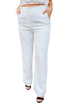 chloe pant in white