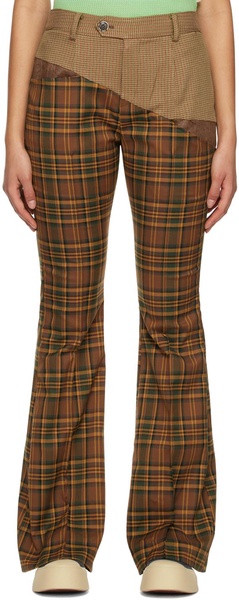 Brown Mika Diagonal Trousers