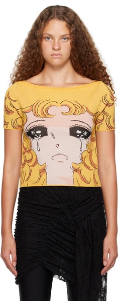 Yellow Crying Girl Sweater