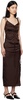 Brown Ruched Camisole