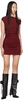 Burgundy Shiloh Minidress