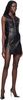 Black Scout Faux-Leather Minidress