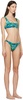 Green & Blue Scoop Bikini