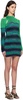 Green Paneled Minidress