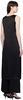 Black V-Neck Midi Dress