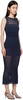 Navy Paneled Maxi Dress