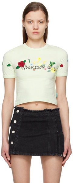 Green Dasha Flower Garden T-Shirt