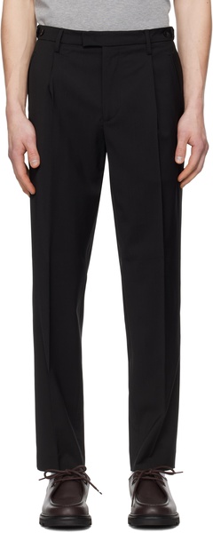 Black Masco Tropical Trousers