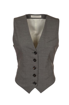 Philosophy Di Lorenzo Serafini Dart-Detailed V-Neck Waistcoat