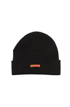 Heron Preston Logo-Tag Ribbed-Knit Beanie