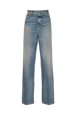 Dondup Francine Logo-Patch Wide-Leg Jeans