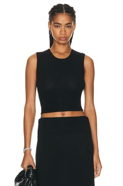 Lauren Sleeveless Crewneck Top