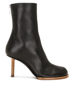 Round Square Ankle Boots 80mm boots