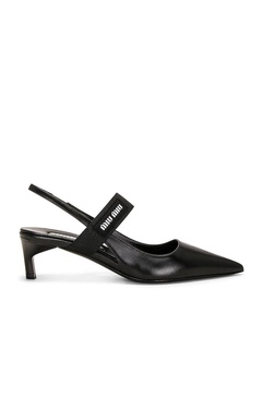 Logo Slingback Pump