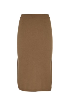 Dina virgin wool midi skirt