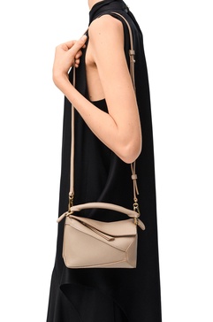 Puzzle Edge Small leather shoulder bag