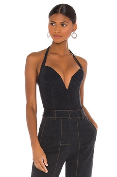 x Jordache Plunging Halter Top