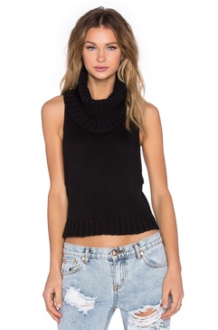 PARISIENNE NIGHTS ROLL NECK TOP