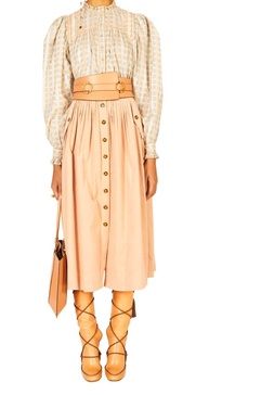 juliette skirt in pale oak