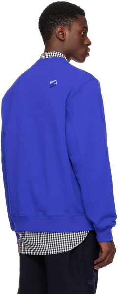 Blue Significant Patch Sweatshirt