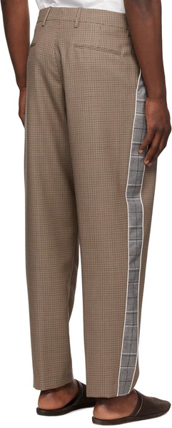 SSENSE Exclusive Brown Virgin Wool Trousers