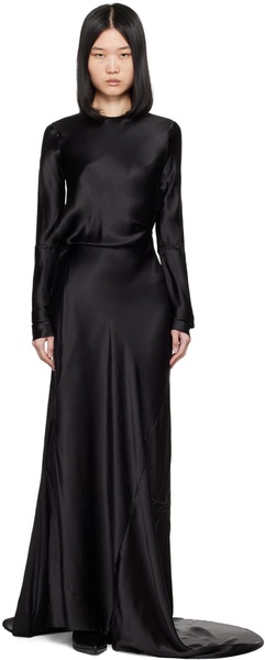 Black Demy X-Long Maxi Dress