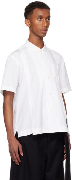 White Cotton Poplin Shirt