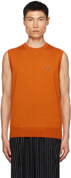 Vivienne Westwood Orb-Embroidered Crewneck Vest