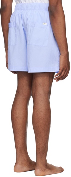 Blue Drawstring Pyjama Shorts