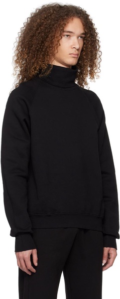 Black Raglan Turtleneck